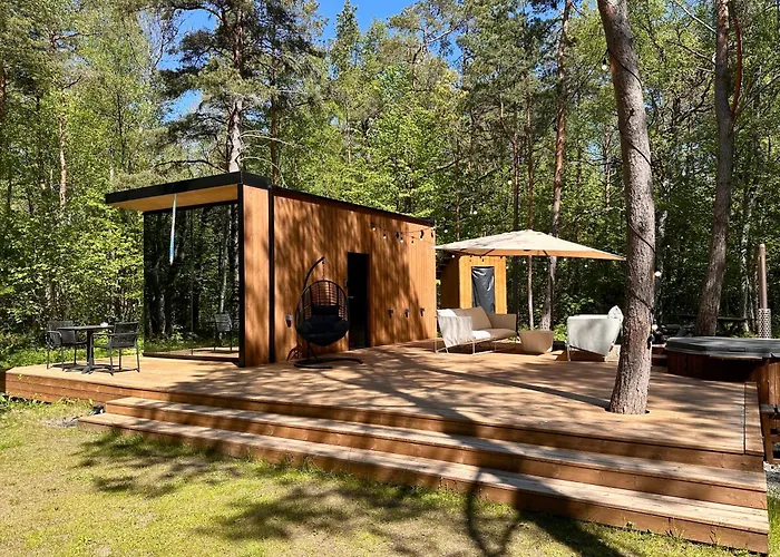 Telise Tinyone - Modern Forest Escape With Private Hot Tub Prázdninový dům